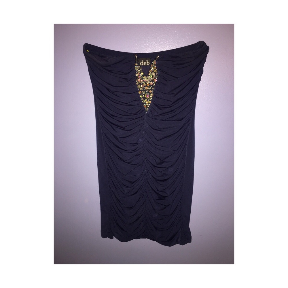 Strapless Semi Formal Dress