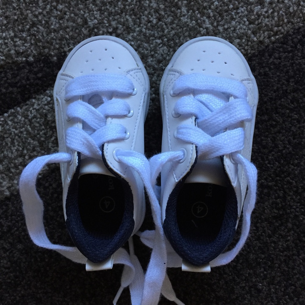 White sneakers (infant size 4)