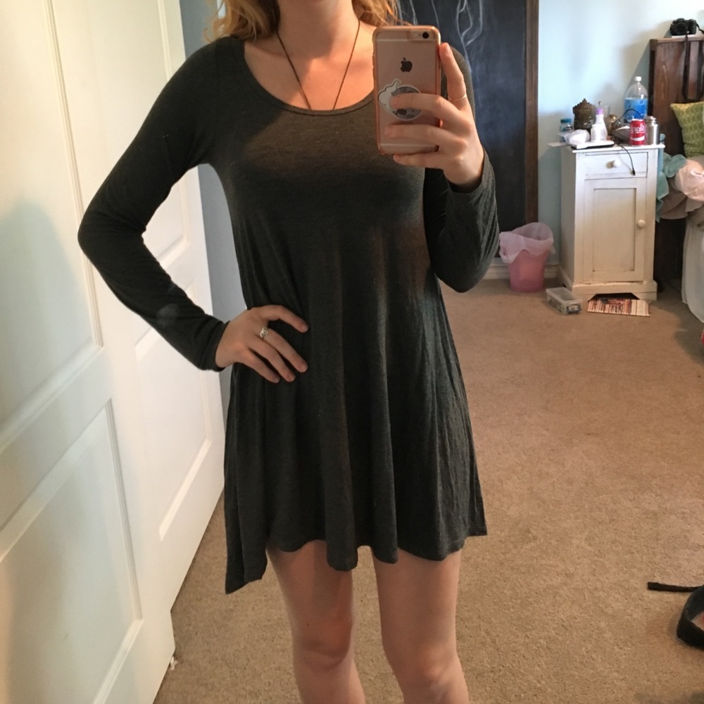 Long Sleeve High Low Dress