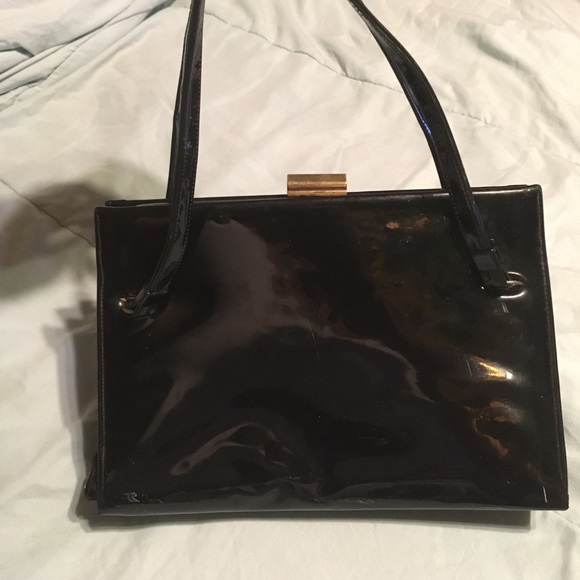 Vintage Patent Leather Purse - Picture 2 of 7