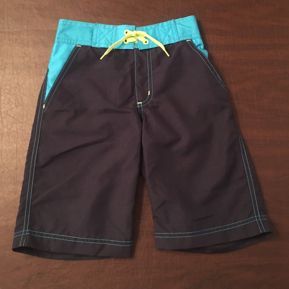Gymboree Boys Navy Swim Trunks