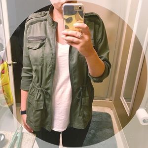 Green cargo jacket