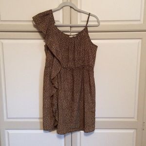 Floral Off-the-Shoulder Ruffled Dress