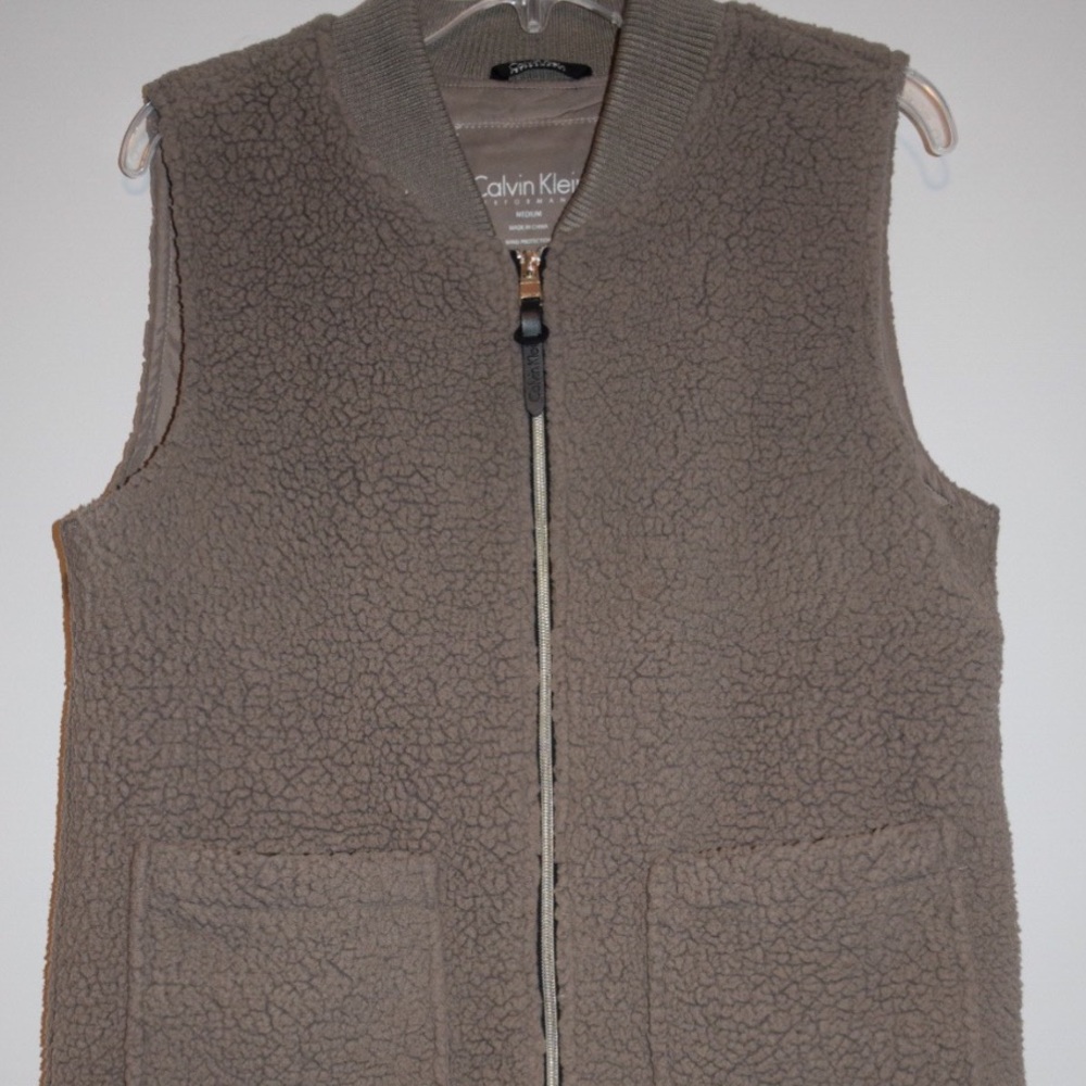 Soft zip up vest