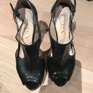 Prada Piton heels