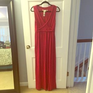 Red Maxi Dress Max Studio Medium