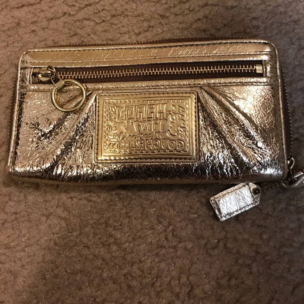 Large coach wristlet
