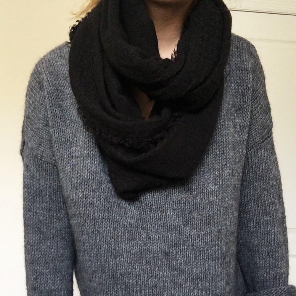 Black Circle Scarf