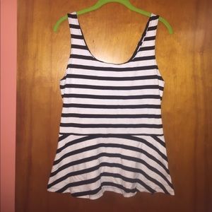 EXPRESS peplum tank top