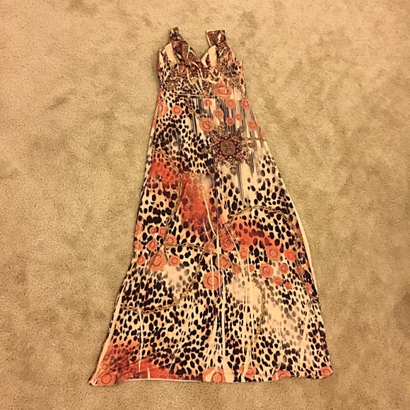 Printed Maxi Dress🐯💕 - Picture 4 of 8