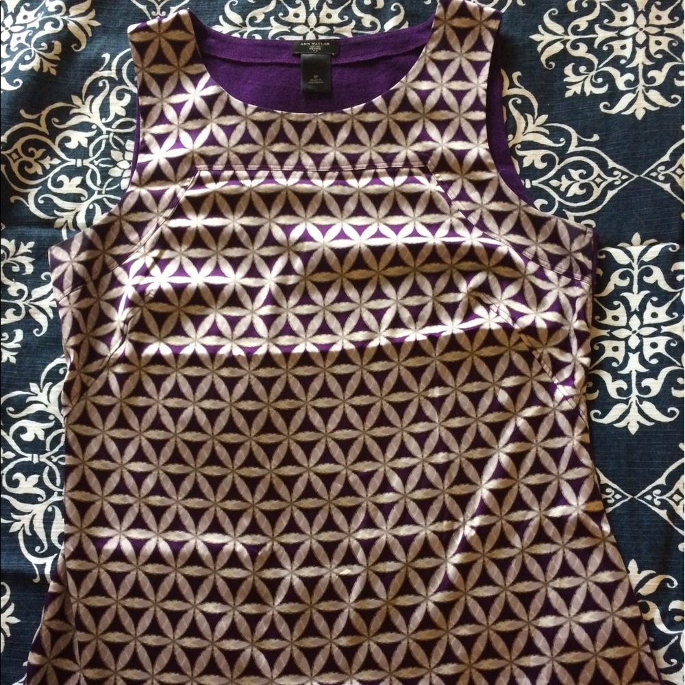 Ann Taylor Silk Work Top
