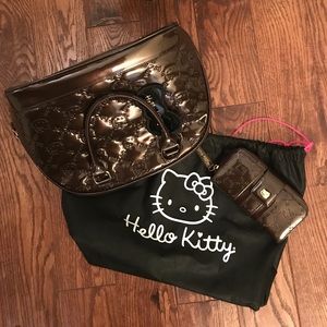 Sanrio - Hello Kitty Embossed Patent Leather Bag