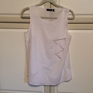 Sheer White Ruffled Apt9 Blouse