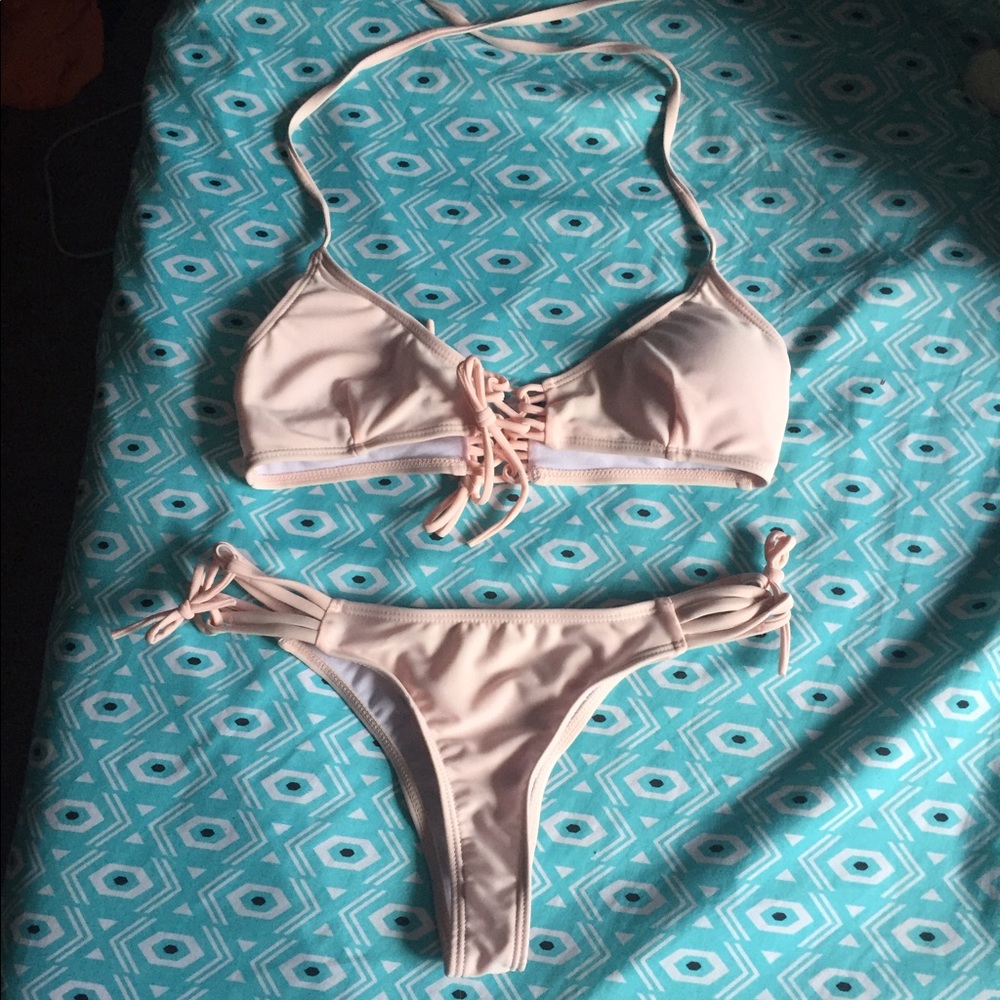 Light pink bathing suit