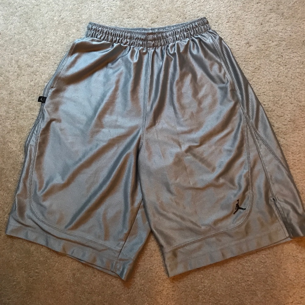Grey Jordan shorts - barely worn!