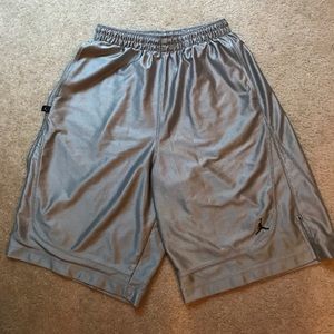 Grey Jordan shorts - barely worn!