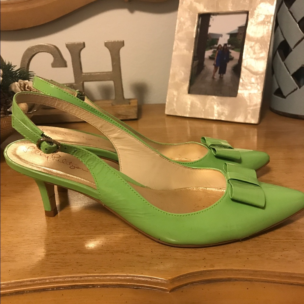 Lilly Pulitzer kitten heels