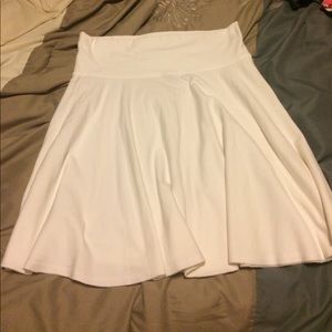 White skirt