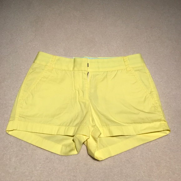 Yellow j crew shorts - Picture 1 of 2