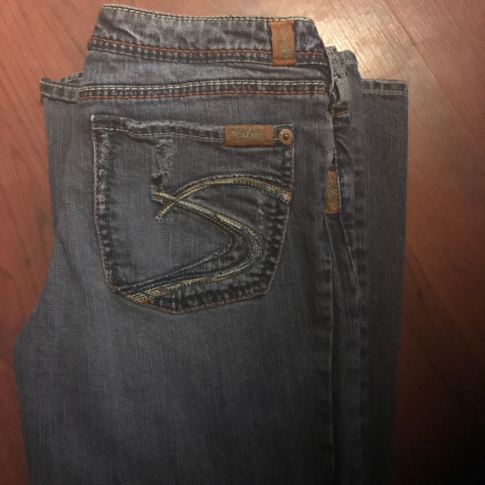 Silver jeans