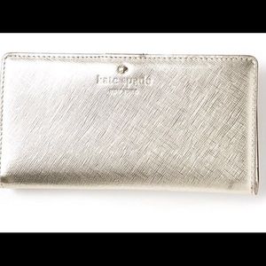 Kate Spade Gold Wallet