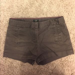 J.Crew Stretch Chino Shorts in Dark Grey