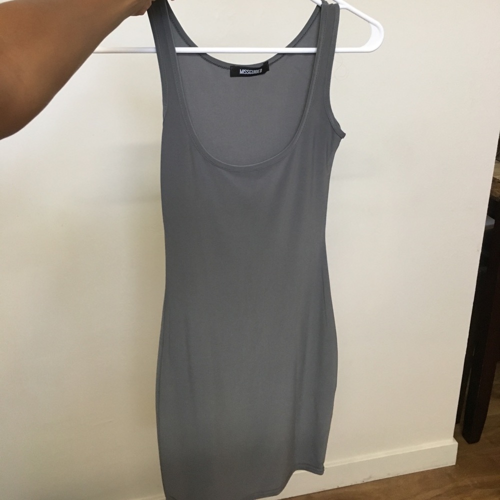 Grey bodycon dress