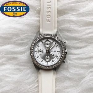 Fossil Chronograph Silicone Watch