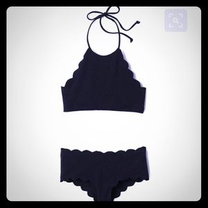 Black swimsuit never used high waisted