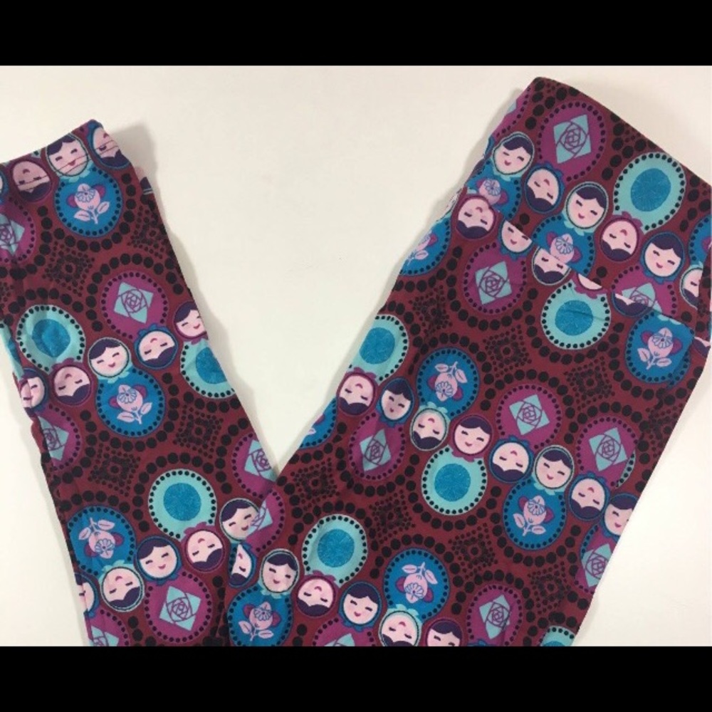 Lularoe NWT OS leggings Russian nesting dolls