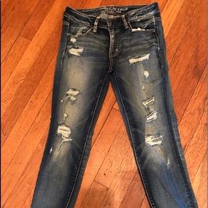 American Eagle Cropped denim jegging