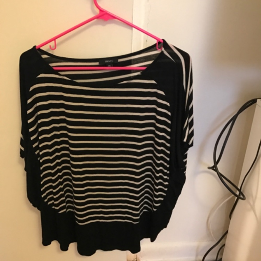 Another black and white striped shirt
