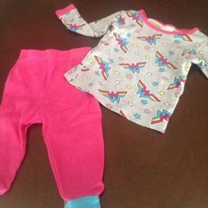Wonder Woman pijama set for baby