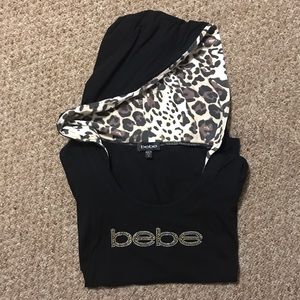 Bebe top with hood