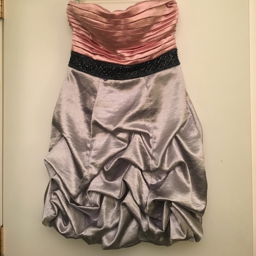 Pink and Black Glam Dress