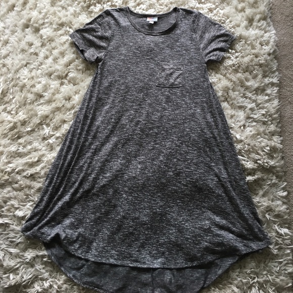 LuLaRoe Dresses & Skirts - Lularoe Grey Carly Dress