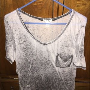 Plus distressed tee