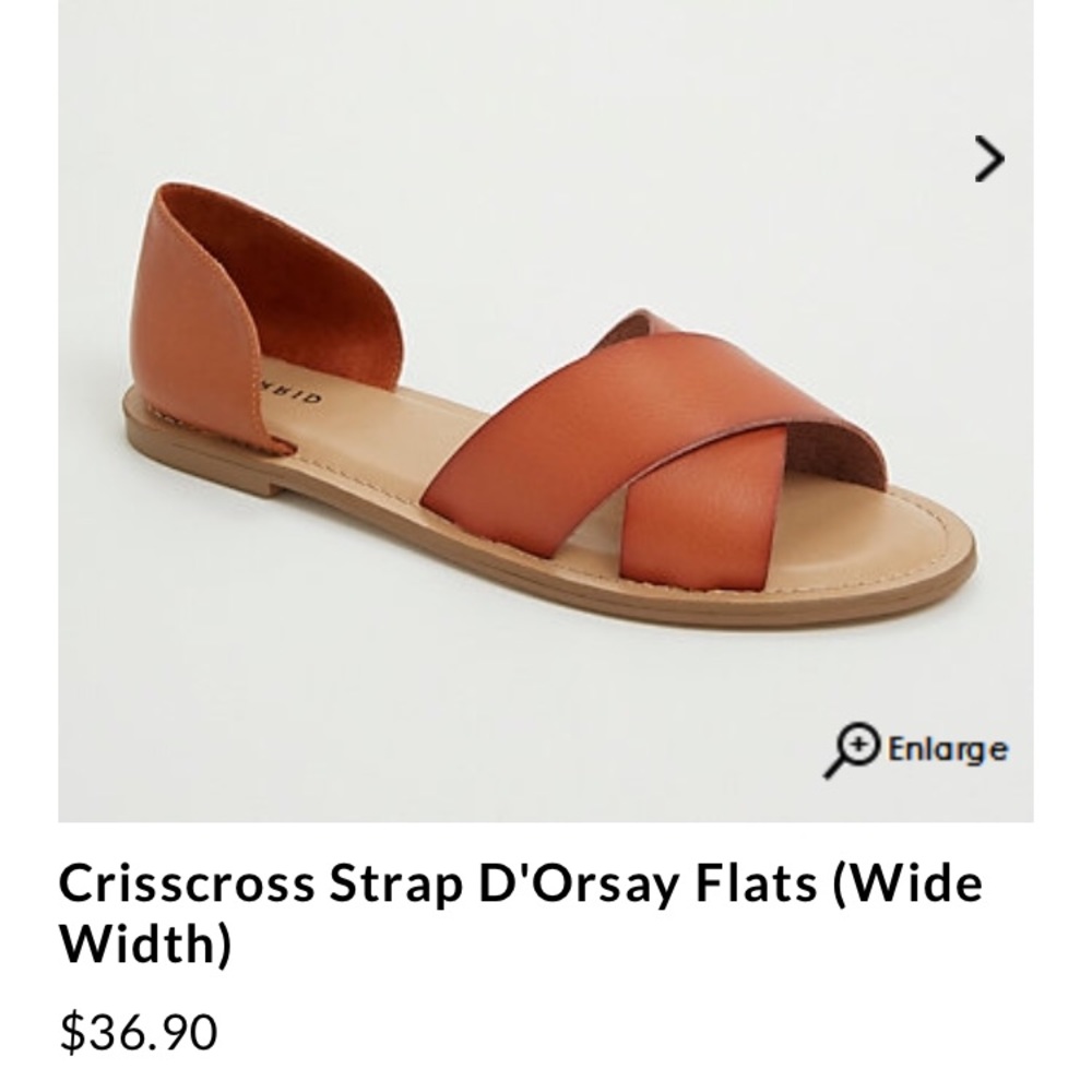 Torrid Camel Brown Flat Sandals