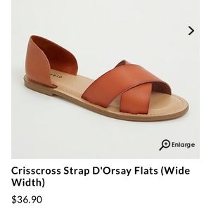 Torrid Camel Brown Flat Sandals