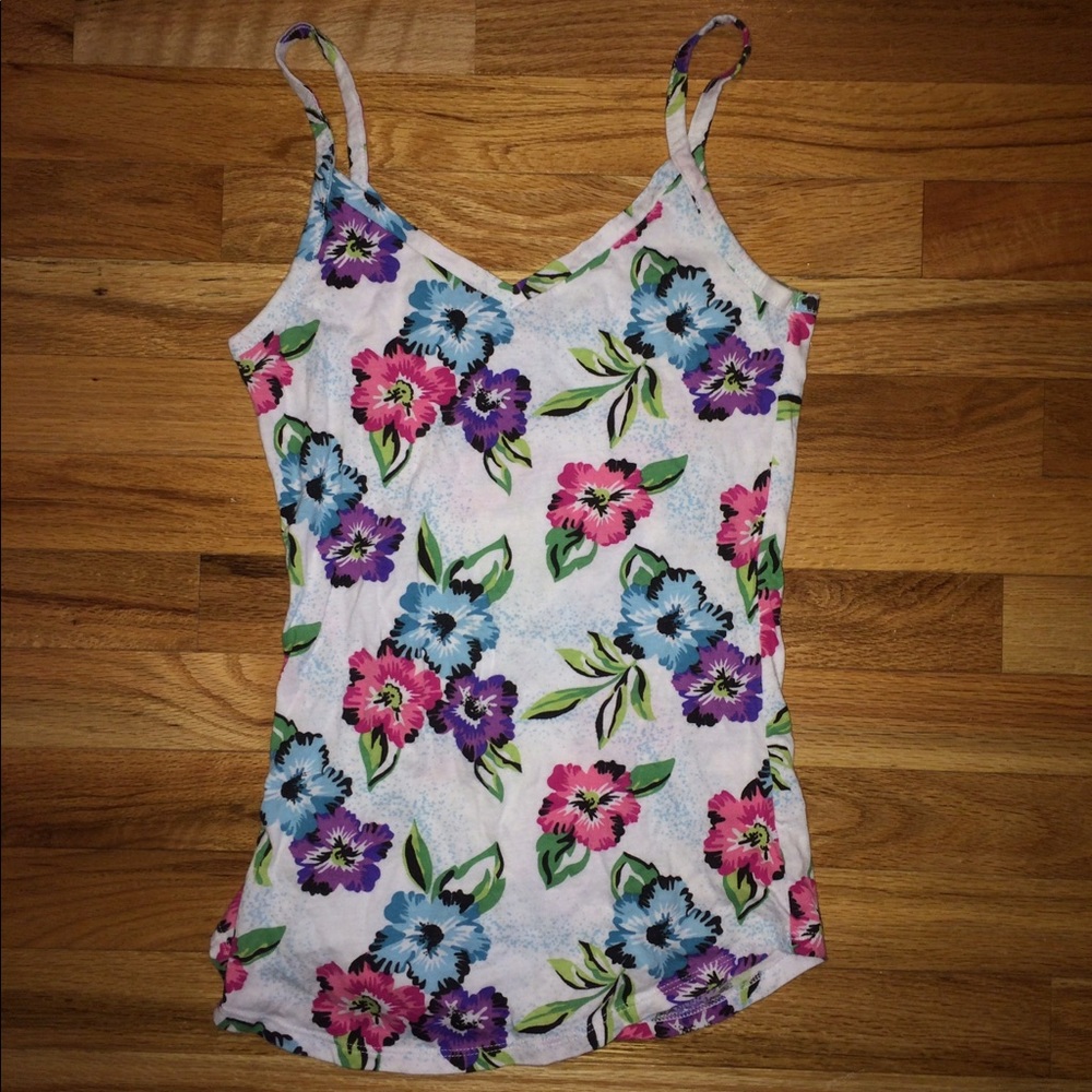 floral tank top