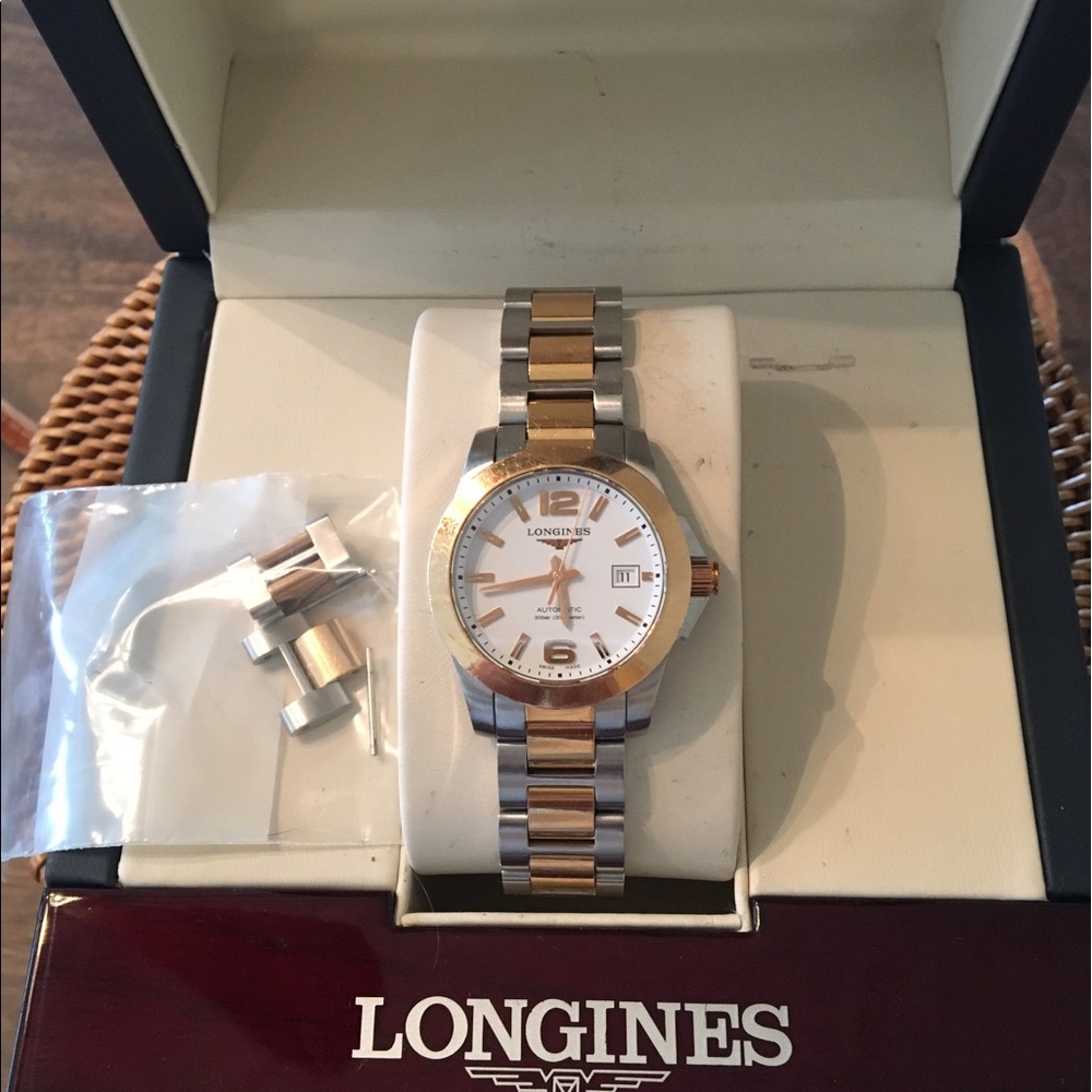 Longines two toned silver and gold filled Watch