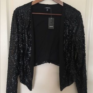 Black sequin jacket