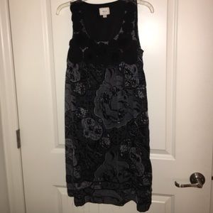 Black and Grey Eci Dress