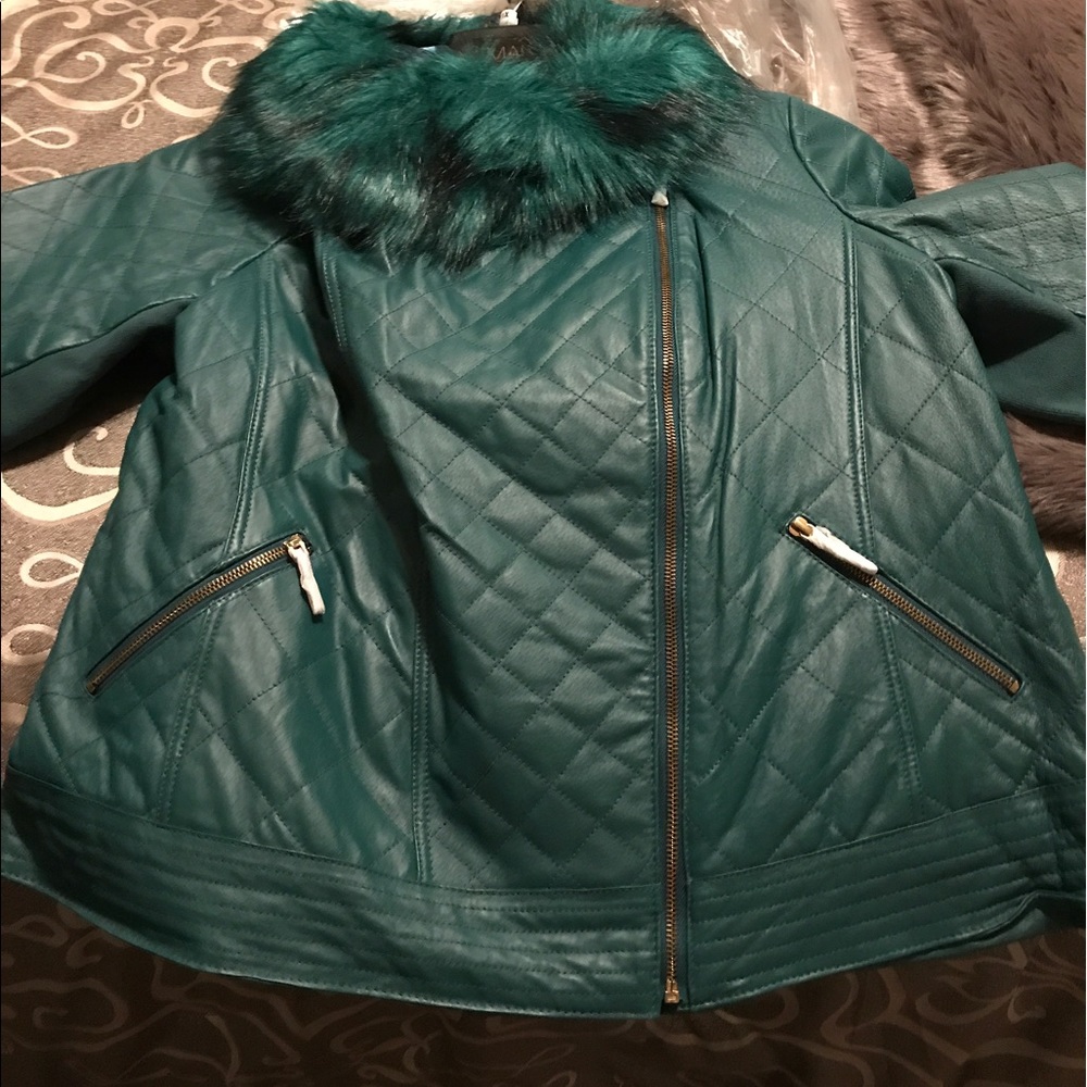 Brand new Iman Leather Jacket