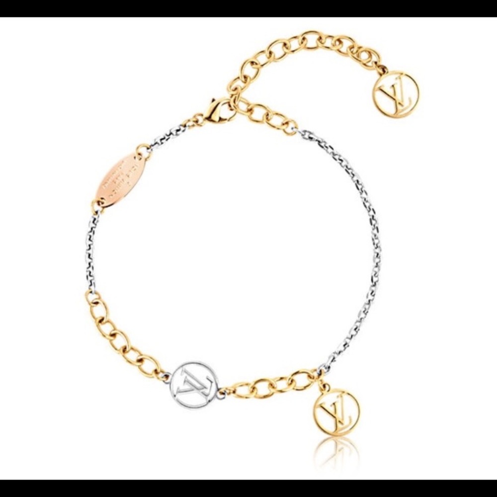 Louis Vuitton Gold and Silver Bracelet