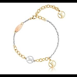 Louis Vuitton Gold and Silver Bracelet