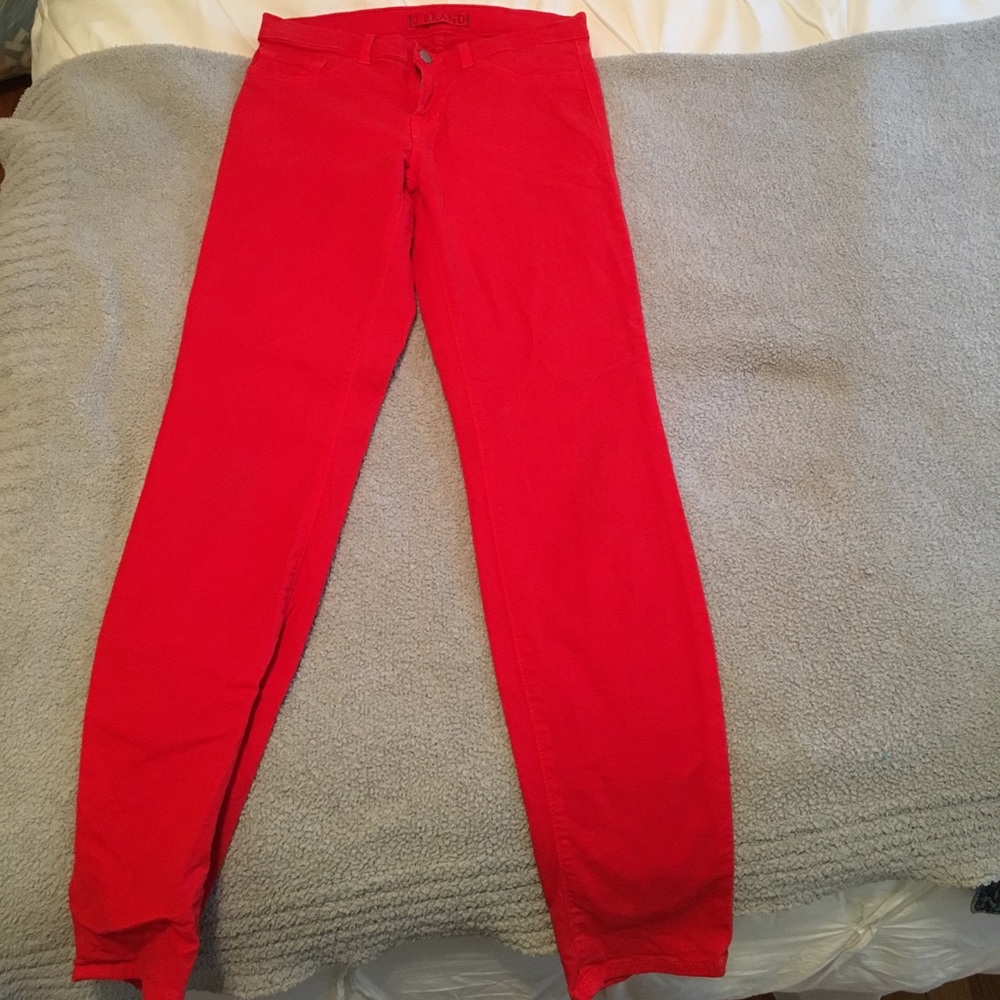 J Brand skinny stretch ankle cut pants