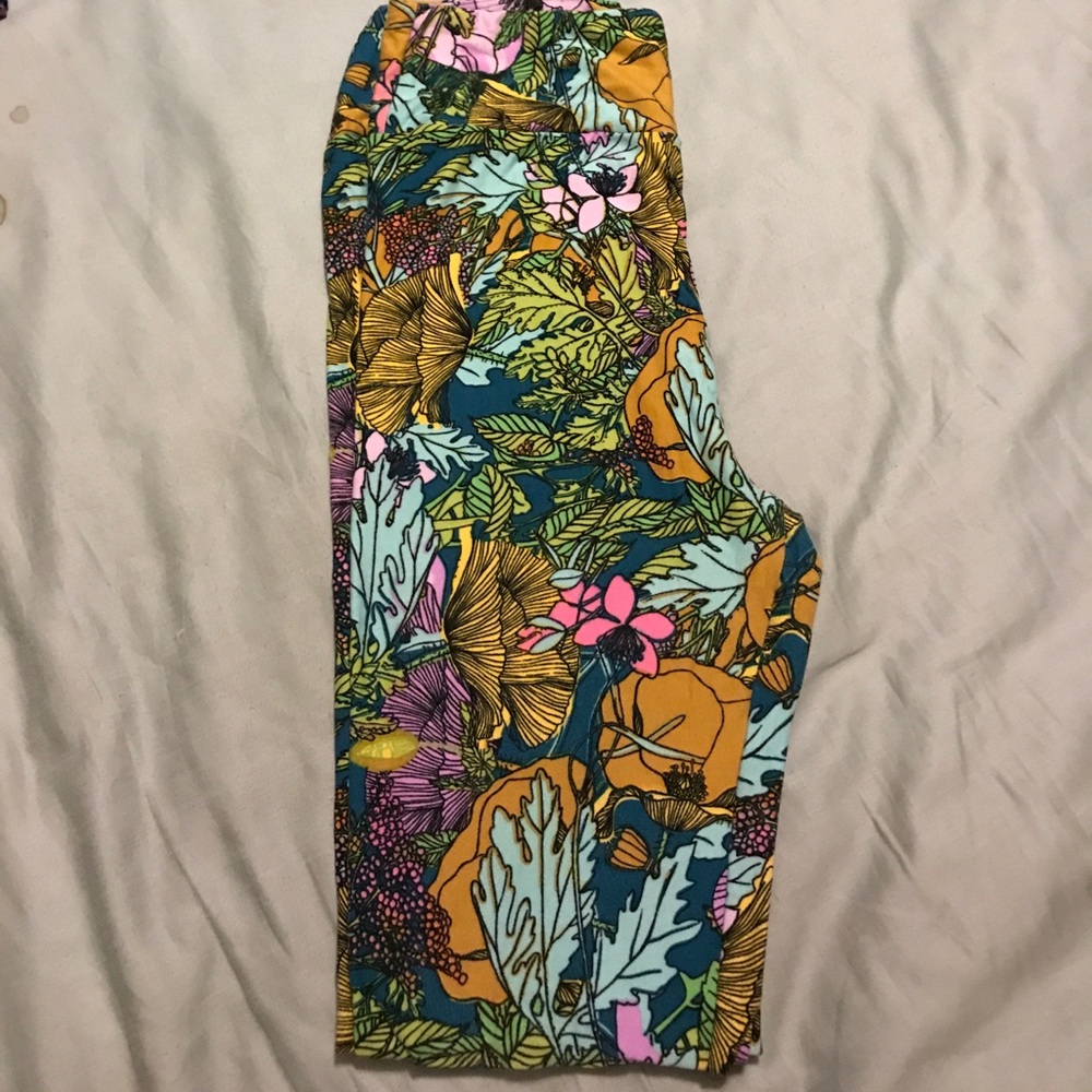 Lularoe floral leggings