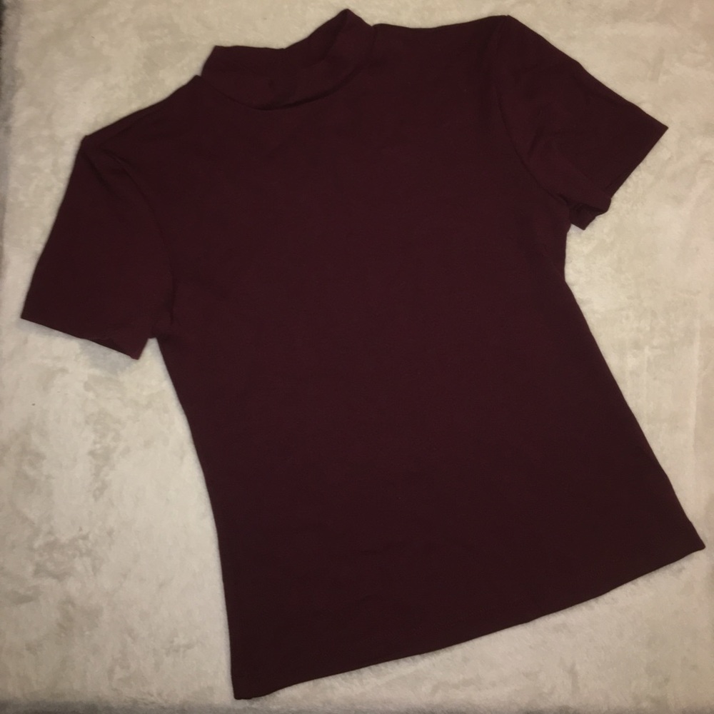 Clearance NWOT American Apparel Mock Neck Top