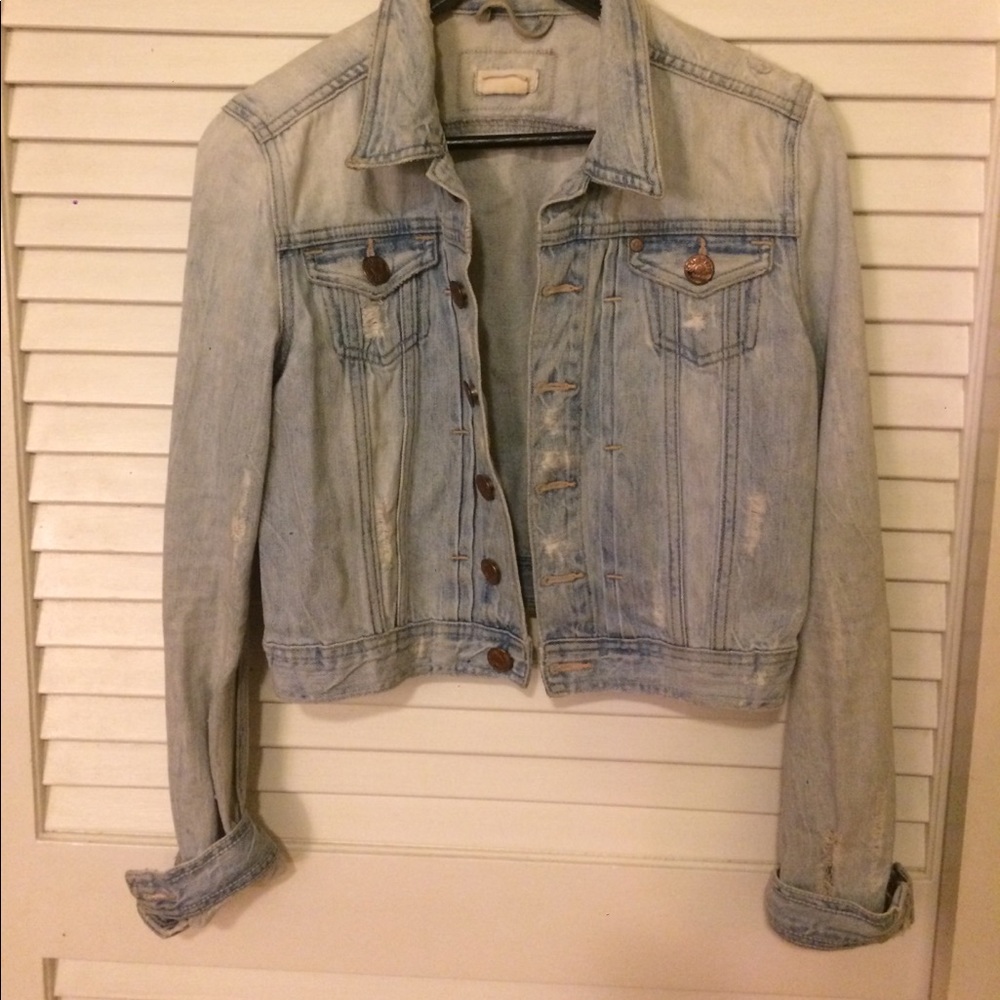 Trashed Denim Jacket